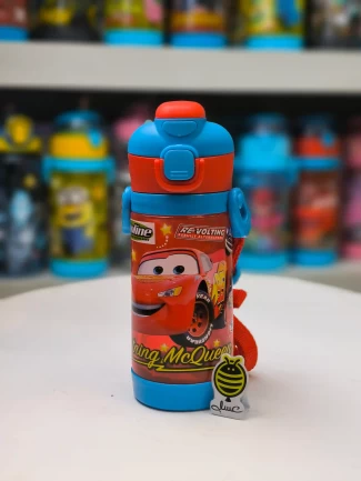 قمقمه BPA  قفلدار طرح مک کویین (McQueen)