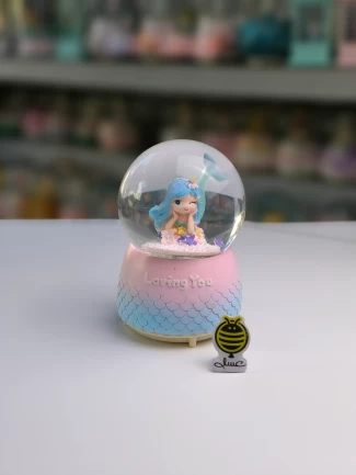 گوی موزیکال پری دریایی طرح loving you