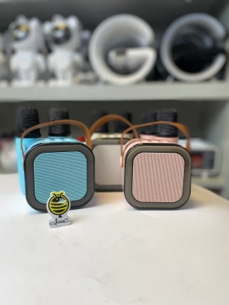 اسپیکر بلوتوثی قابل حمل مدل K12 به همراه میکروفون بیسیم