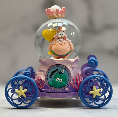 گوی موزیکال طرح کالسکه 8سانتی